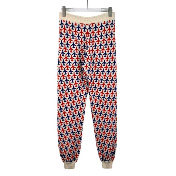 Chanel Airport Series Airplane Embroidered Cashmere Drawstring Knit Joggers - Picture 2 of 8